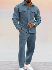 Two-Piece Set | Button-Up | Joggers | Co-Ord Set | Men's Clothing