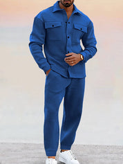 Two-Piece Set | Button-Up | Joggers | Co-Ord Set | Men's Clothing