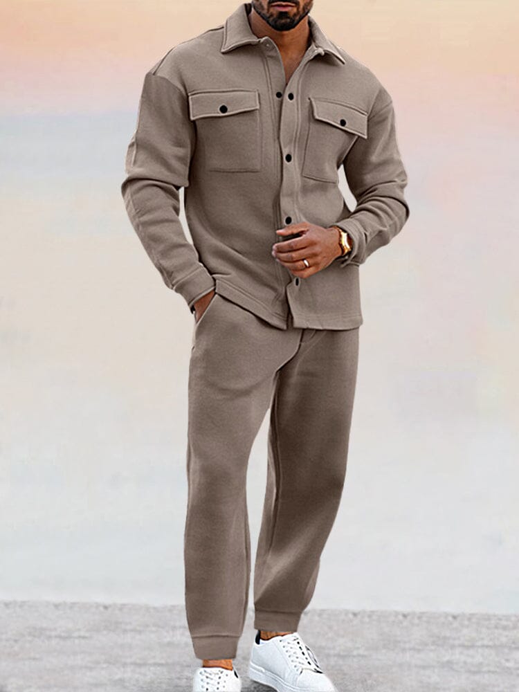 Two-Piece Set | Button-Up | Joggers | Co-Ord Set | Men's Clothing