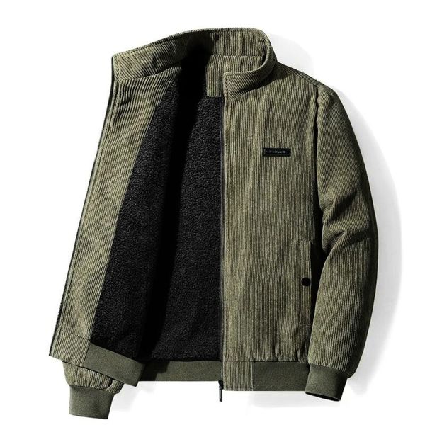 Corduroy Jacket - Men's Fleece Sherpa Lined Winter Jacket