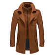 Wool Jacket | Double Layer | Single Breasted | Winter Trench Coat | Men's Winter Jacket 