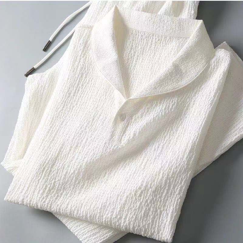 Two-Piece Set - T-Shirt - Drawstring - Co-Ord Set - Men's Summer Clothes