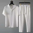 Two-Piece Set - T-Shirt - Drawstring - Co-Ord Set - Men's Summer Clothes