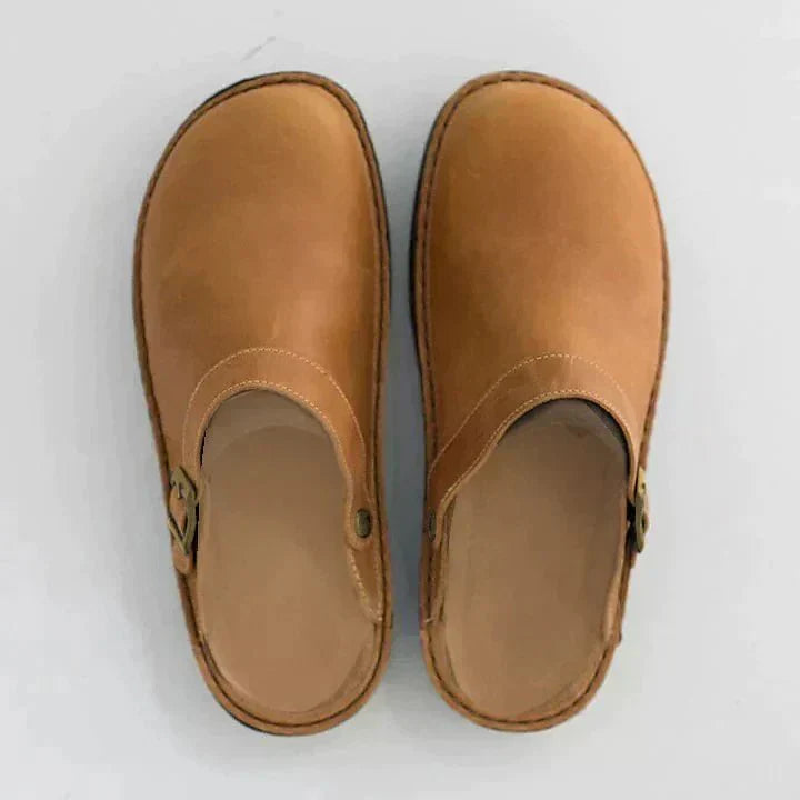 Clogs - Men's Retro Slip-On Mule Shoes Clogs