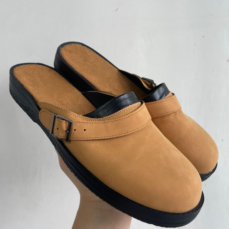 Clogs - Men's Retro Slip-On Mule Shoes Clogs