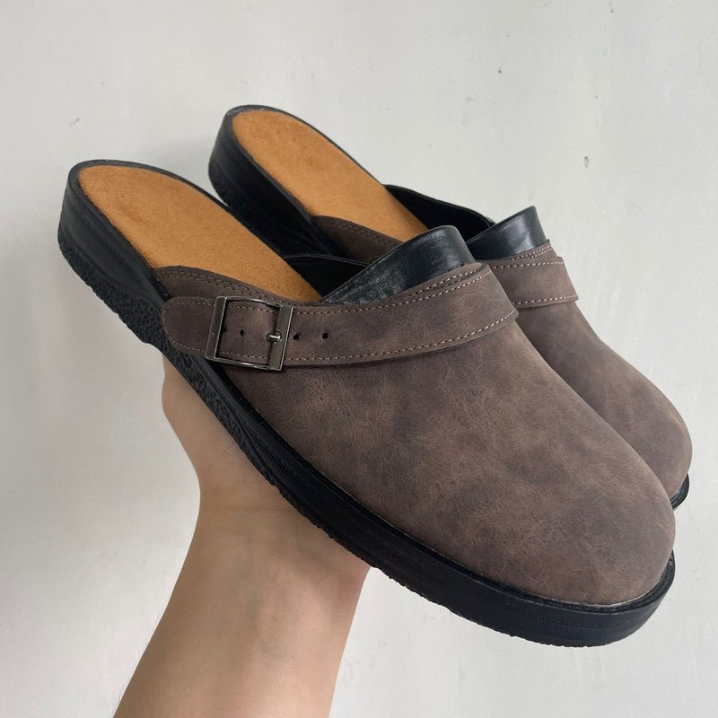 Clogs - Men's Retro Slip-On Mule Shoes Clogs