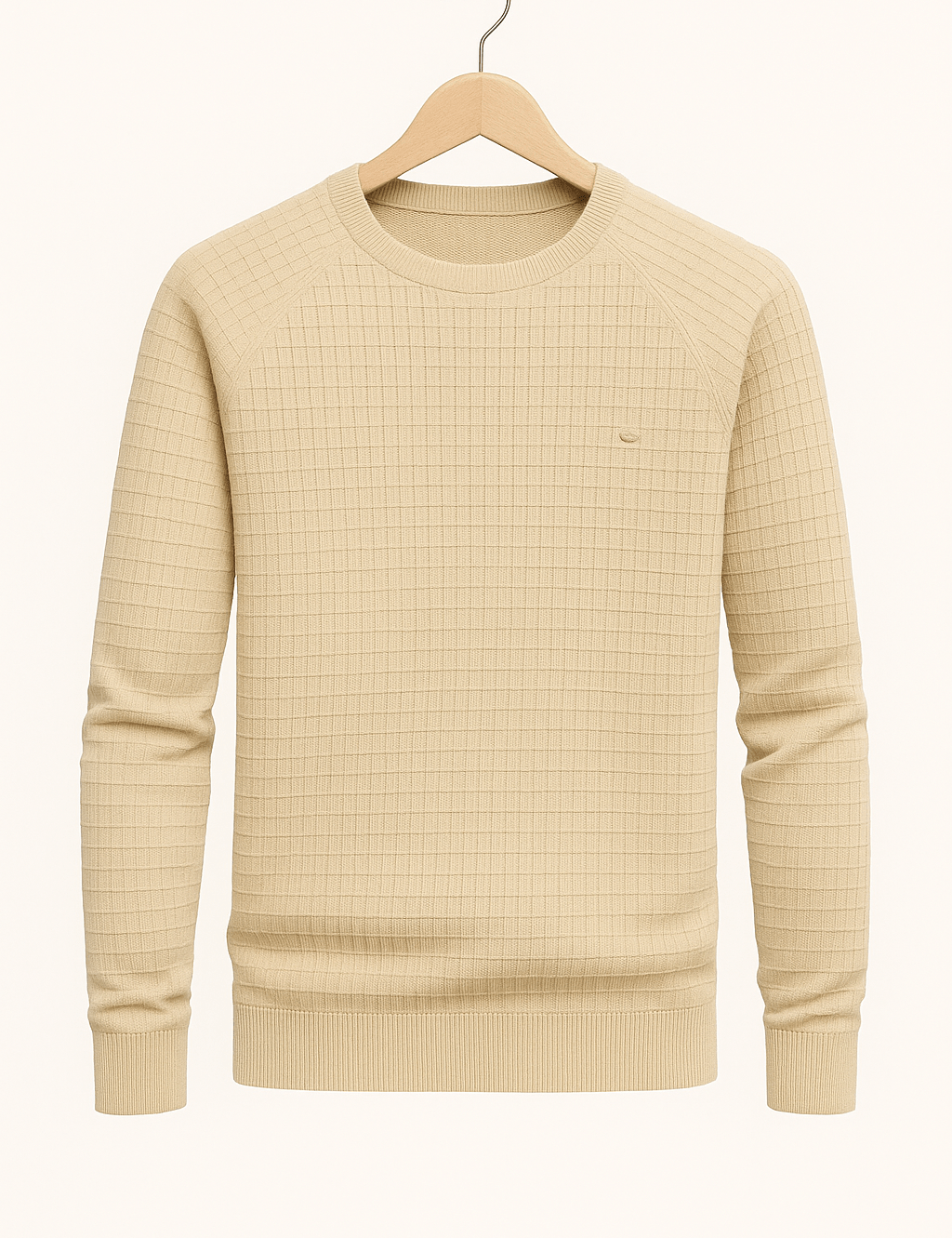 Sweater - Men's Round Neck Long Sleeve Pullover Sweatshirt