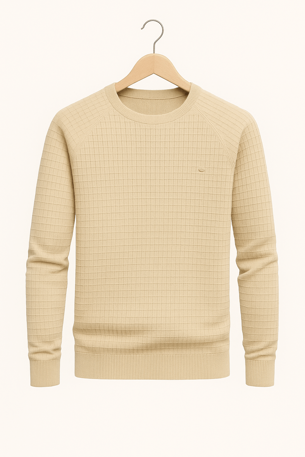 Sweater - Men's Round Neck Long Sleeve Pullover Sweatshirt