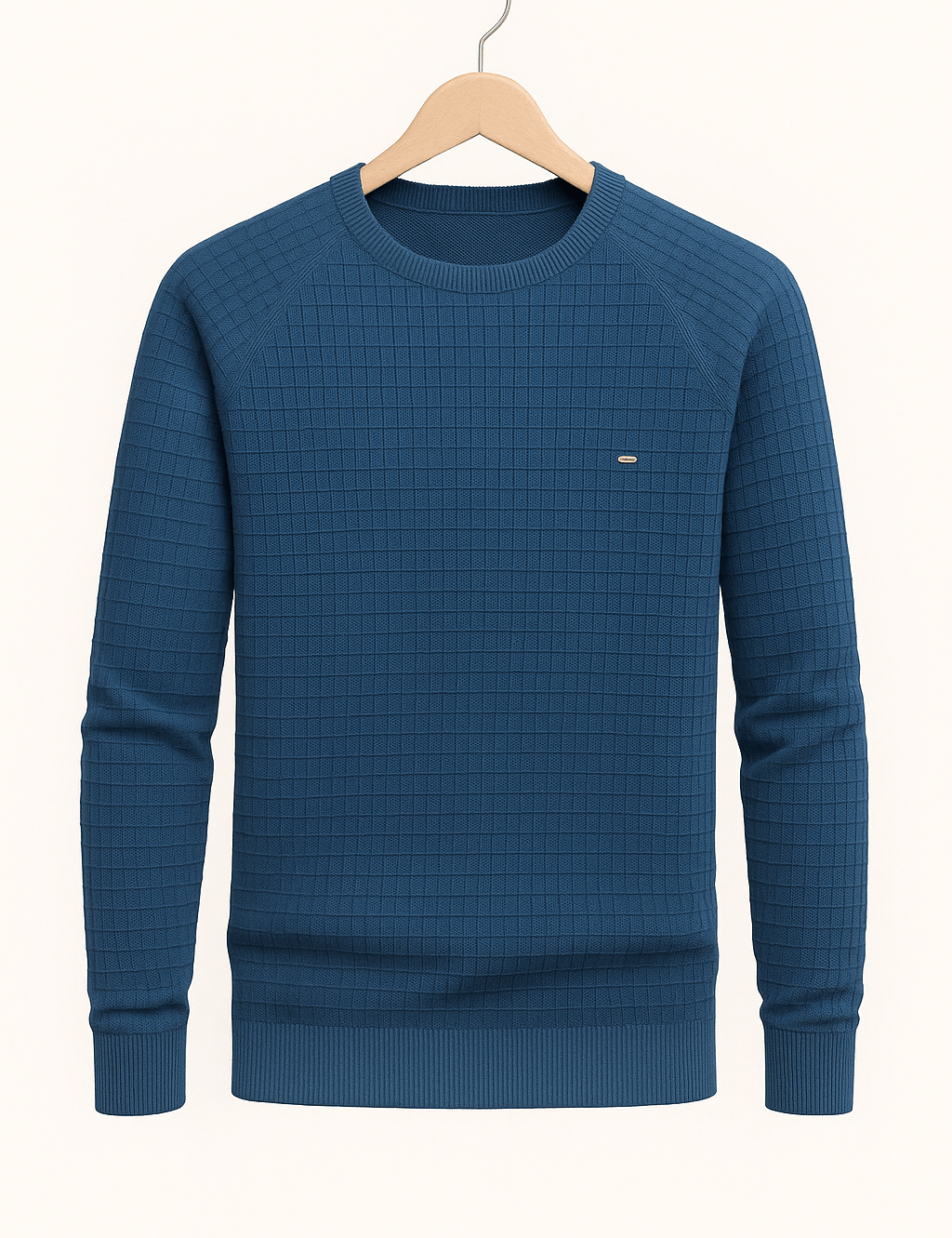 Sweater - Men's Round Neck Long Sleeve Pullover Sweatshirt