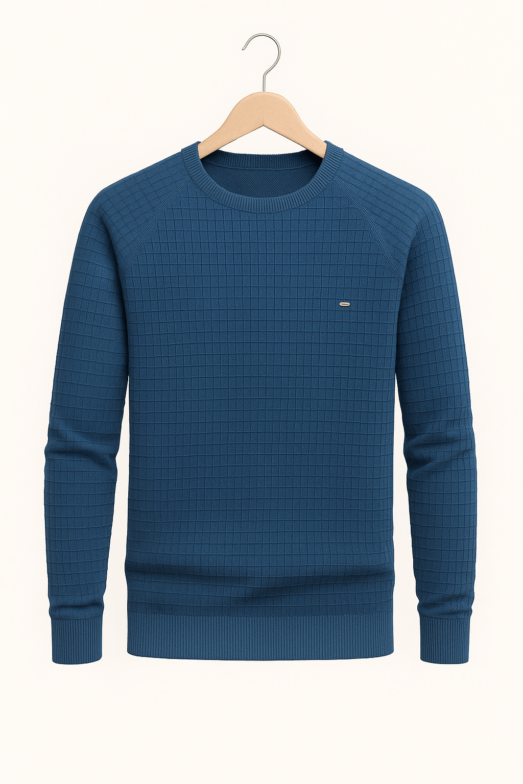 Sweater - Men's Round Neck Long Sleeve Pullover Sweatshirt