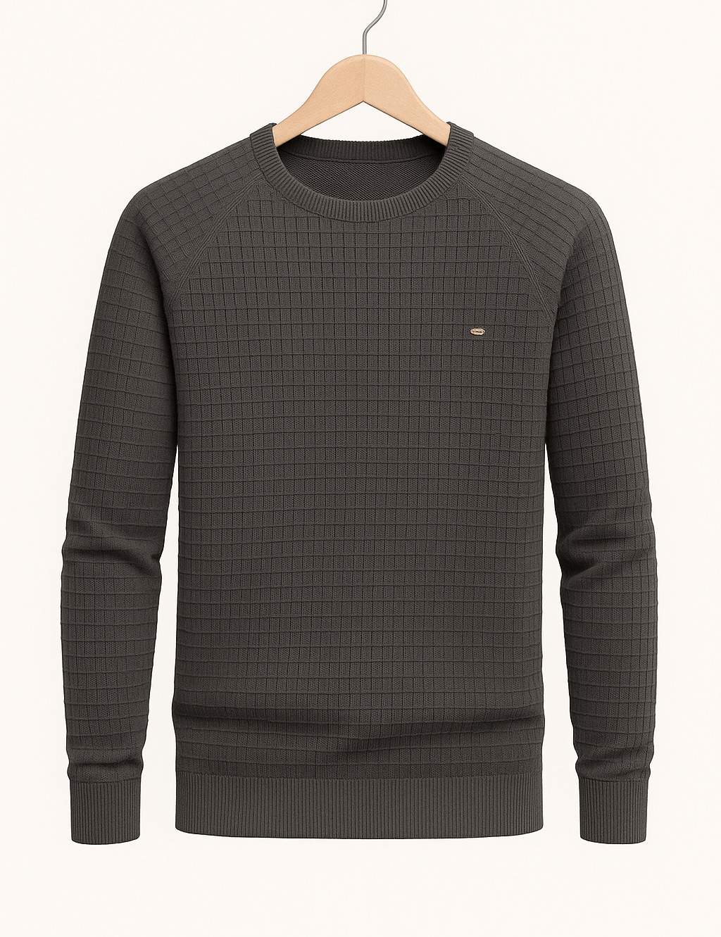 Sweater - Men's Round Neck Long Sleeve Pullover Sweatshirt