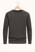 Sweater - Men's Round Neck Long Sleeve Pullover Sweatshirt