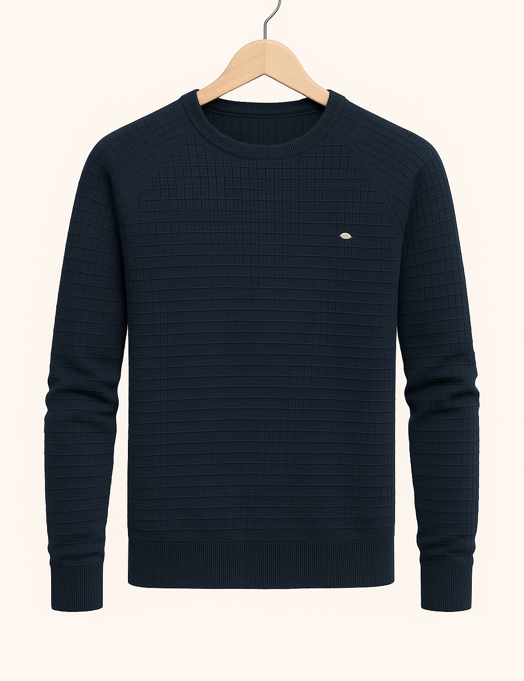 Sweater - Men's Round Neck Long Sleeve Pullover Sweatshirt