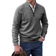 Quarter Zip Jumper - Half Zip - Knitted - Polo Sweater - Men's Knitwear