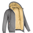 Fur Lined Hoodie - Warm - Zip-Up - Winter Hoodie - Men's Hoodie Jacket