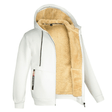 Fur Lined Hoodie - Warm - Zip-Up - Winter Hoodie - Men's Hoodie Jacket