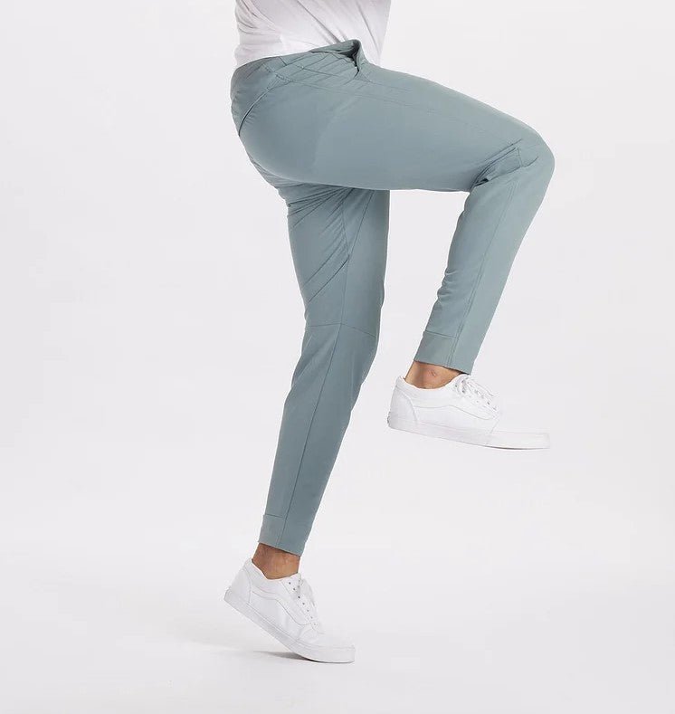 Stretch Pants - Men's Casual Elastic Waist Skinny Pants
