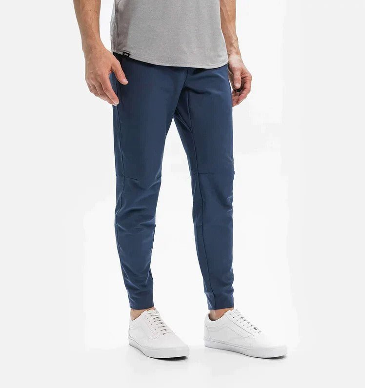 Stretch Pants - Men's Casual Elastic Waist Skinny Pants