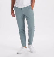 Stretch Pants - Men's Casual Elastic Waist Skinny Pants