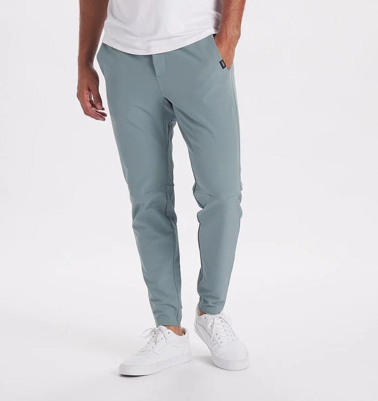 Stretch Pants - Men's Casual Elastic Waist Skinny Pants