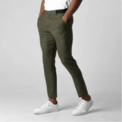 Stretch Pants - Men's Casual Elastic Waist Skinny Pants