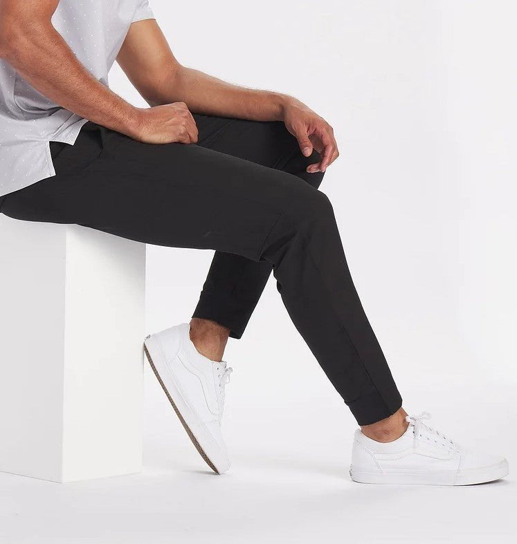 Stretch Pants - Men's Casual Elastic Waist Skinny Pants