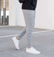 Stretch Pants - Men's Casual Elastic Waist Skinny Pants