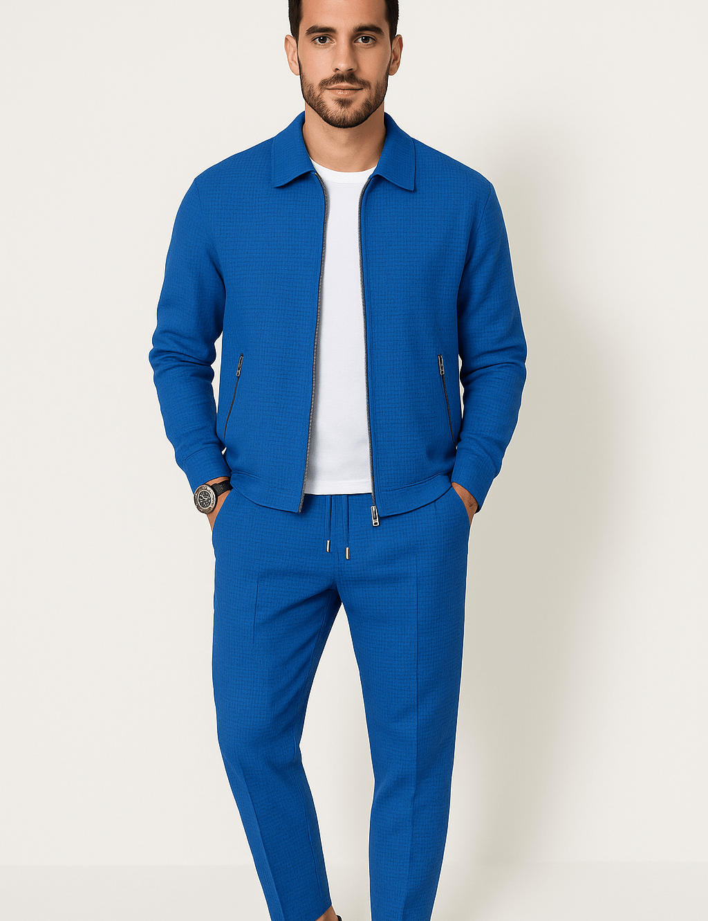 Two-Piece Set - Zip-Up - Co-Ord - Tracksuit - Men's Clothing