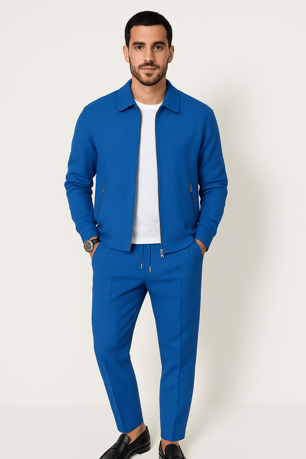 Two-Piece Set - Zip-Up - Co-Ord - Tracksuit - Men's Clothing