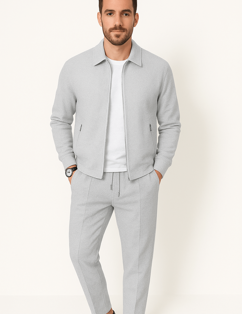 Two-Piece Set - Zip-Up - Co-Ord - Tracksuit - Men's Clothing