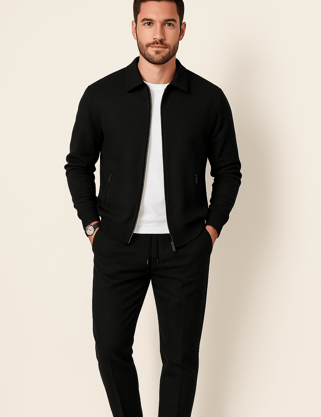 Two-Piece Set - Zip-Up - Co-Ord - Tracksuit - Men's Clothing