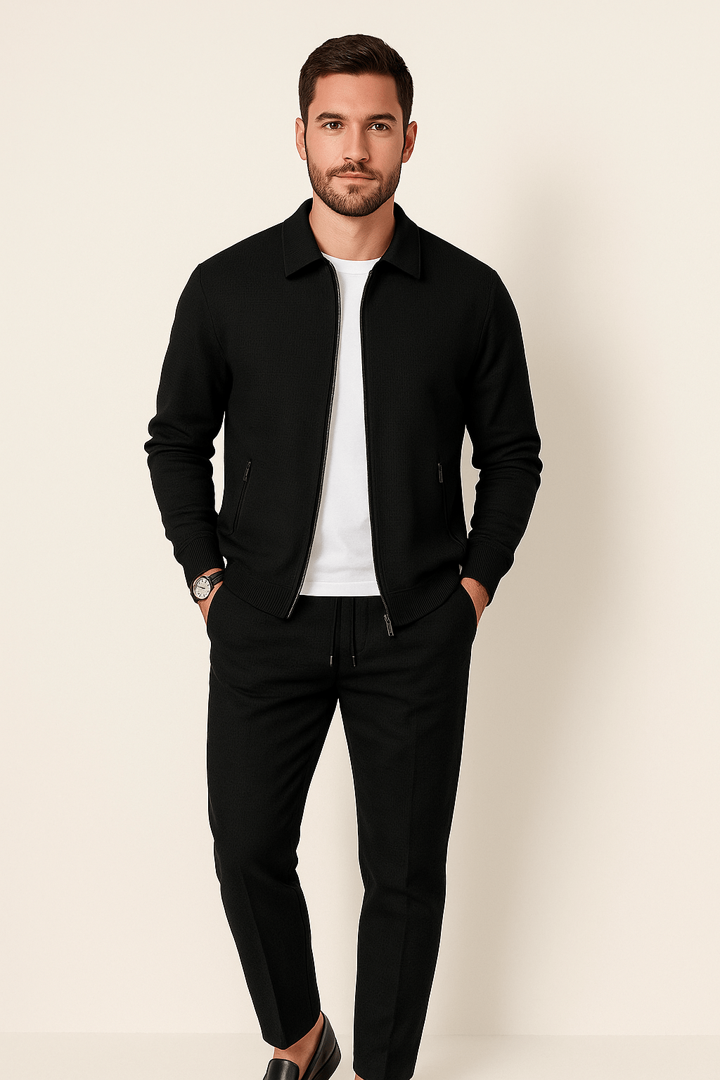 Two-Piece Set - Zip-Up - Co-Ord - Tracksuit - Men's Clothing