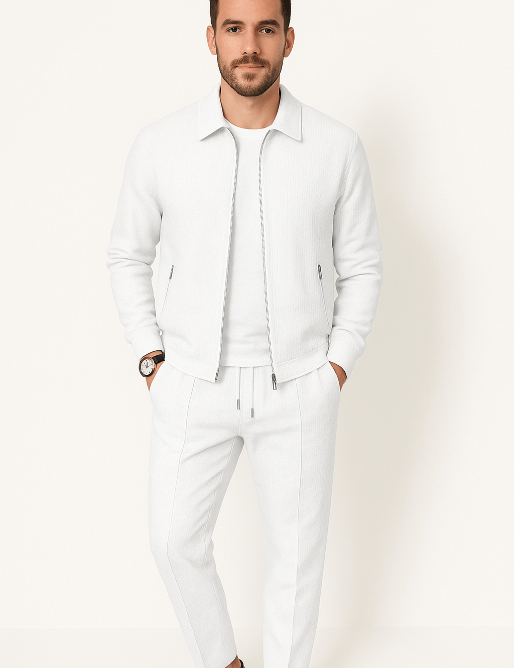 Two-Piece Set - Zip-Up - Co-Ord - Tracksuit - Men's Clothing