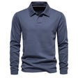 Long Sleeve Polo Shirt - Men's Classic Collared Polo Shirt