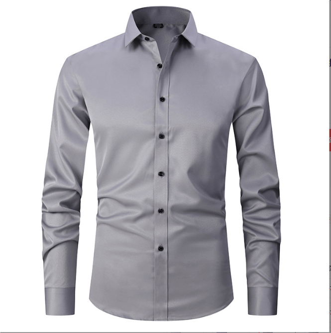 Button-Up Shirt | Long Sleeve | Slim Fit | Dress Shirt | Men's Non Iron Shirt
