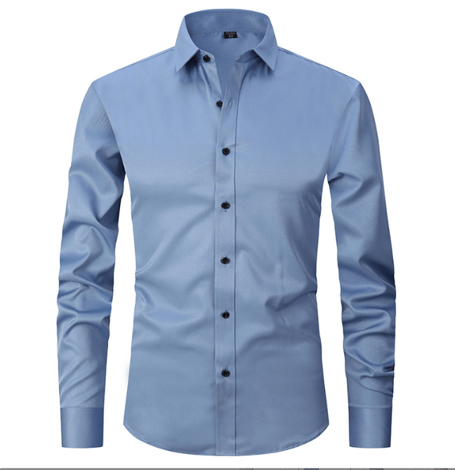 Button-Up Shirt | Long Sleeve | Slim Fit | Dress Shirt | Men's Non Iron Shirt
