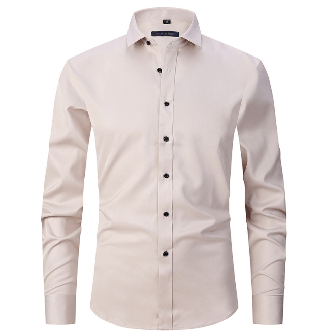 Button-Up Shirt | Long Sleeve | Slim Fit | Dress Shirt | Men's Non Iron Shirt