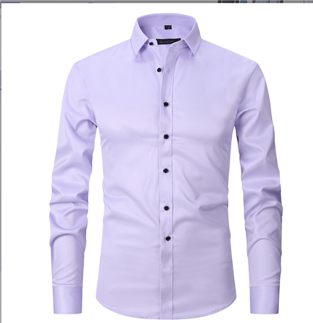 Button-Up Shirt | Long Sleeve | Slim Fit | Dress Shirt | Men's Non Iron Shirt