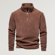 Fleece Pullover - Quarter Zip - Long Sleeve - Fleece Shirt - Men's Half Zip Pullover