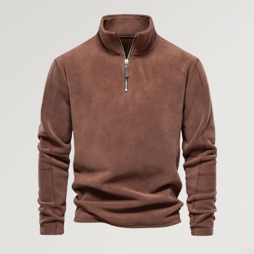 Fleece Pullover - Quarter Zip - Long Sleeve - Fleece Shirt - Men's Half Zip Pullover