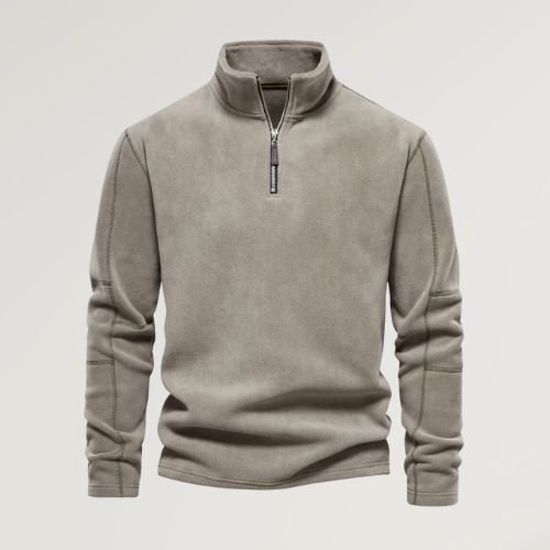 Fleece Pullover - Quarter Zip - Long Sleeve - Fleece Shirt - Men's Half Zip Pullover