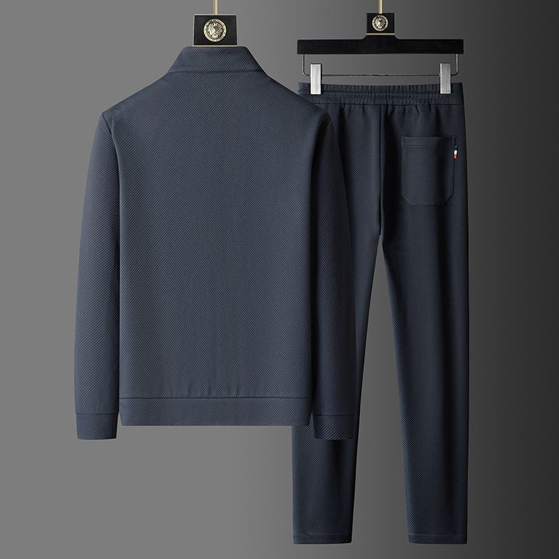 Tracksuit - Men's Zip-Up Jacket and Track Pants Activewear Set