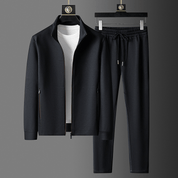 Tracksuit - Men's Zip-Up Jacket and Track Pants Activewear Set