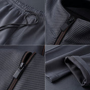 Tracksuit - Men's Zip-Up Jacket and Track Pants Activewear Set