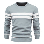 Men's Jumper | Striped | Crew Neck | Knitted Sweater | Men's Clothing