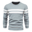 Men's Jumper | Striped | Crew Neck | Knitted Sweater | Men's Clothing