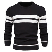 Men's Jumper | Striped | Crew Neck | Knitted Sweater | Men's Clothing