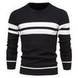 Men's Jumper | Striped | Crew Neck | Knitted Sweater | Men's Clothing
