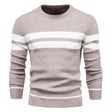 Men's Jumper | Striped | Crew Neck | Knitted Sweater | Men's Clothing