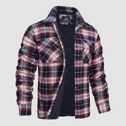 Checkered Jacket | Button-Up | Quilted Liner | Plaid Jacket | Men's Clothing 